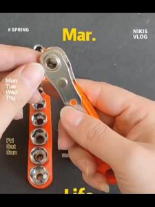 Right Angle Ratchet Wrench Screwdriver Socket Nut Set Metric Screw Driver Bit 1/4 Hexagon Handle Drive Torx Slot Hand Tool 90