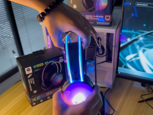 ONIKUMA X29 RGB Gaming Headset with Microphone Gaming Headphone with mic Noise Cancel ONIKUMA Gaming Headset