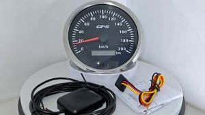 ELING 110mm GPS Speedometer 60K 120K 200K 80M 120M 160M with Tachometer with 7 Colors Backlight 12V 24V for Boats Car SUV
