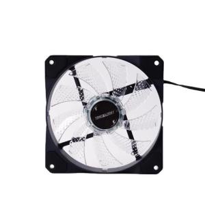 120mm LED PC Case Cooling Fan Ultra Silent 16dB 33 LEDs Computer Cooler Fan With Anti-Vibration Rubber Pad For Desktop Chassis