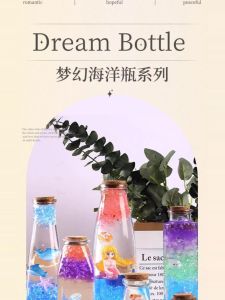 Bình Nước Biển DIY Cho Trẻ Em Bao Gồm Vật Liệu Làm Bọt Biển Bằng Thủy Tinh Bình Nước Biển Phụ Kiện Hoạt Động Giữa Cha Mẹ Và Con Cái