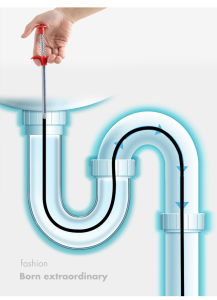 HYPETOP Drain snake cleaner Sinki sumbat clog remover dredge tools 90/200/300CM Paip Lubang Tandas Dawai sink tersumbat