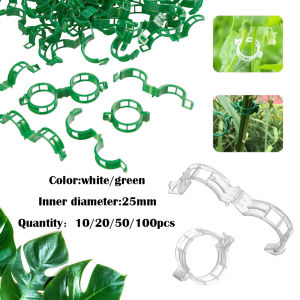 10/20/50/100pcs Reusable Tomato Plant ClipsGarden Vine Support Stems Holders Vegetable Gardening Fixing Tools for Orchards