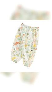 วินติน กางเกงกันยุงเด็ก ฤดูร้อน ผ้าฝ้ายบริสุทธิ์ ผูกข้อเท้า สำหรับเด็กชายและเด็กหญิง สไตล์ตะวันตก กางเกงเด็กบางสำหรับฤดูร้อน