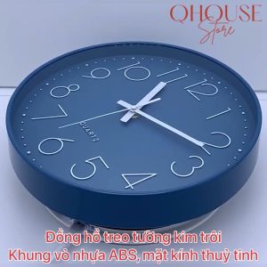 [100 Mẫu] Đồng hồ treo tường kim trôi cao cấp Đồng hồ trang trí decor sang trọng Bảo hành 12 Tháng tặng kèm pin và đinh ghim