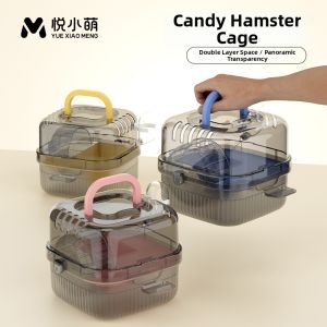 YUEXIAOMENG | Luxury Portable Hamster Cage for Teddy Bear Hamsters