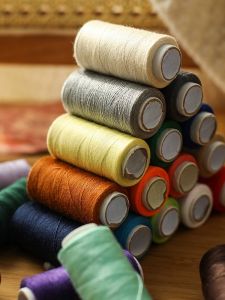 High Strength Polyester Sewing Thread Light Blue Lake Blue Navy