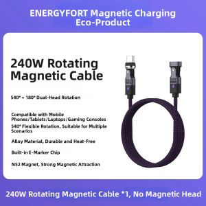 Sikai | Rotatable Magnetic PD3.1 Fast Charging Cable Extended