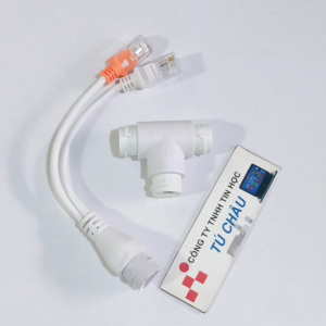 Cáp chia POE 1 ra 2 dài 25Cm / Đầu nối cáp Mạng Lan Rj45 1 ra 2 (1 In to 2 Out)