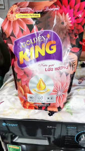 [ MUA BILL 180.000Đ BẤT KỲ TẶNG 1 PHẦN QUÀ NGÂU NHIÊN ] - NƯỚC GIẶT QUẦN ÁO LƯU HƯƠNG LÂU GOLDEN KING -  TÚI & CAN 32 LÍT