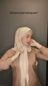 SEGITIGA INSTAN OVAL JERSEY | KERUDUNG INSTAN SEGITIGA OVAL JERSEY
