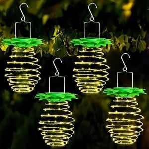 LED Solar String Hanging Light: A Cute Pineapple Design for Your Outdoor Garden