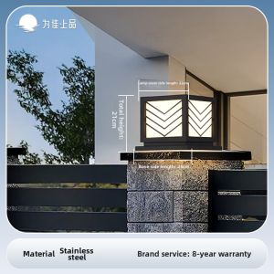 VINCAN | Solar Waterproof Motion Sensor Wall Cap Light