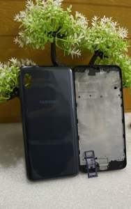 Vỏ Sam sung A10 full bộ có luôn kính camera sau với khay sim