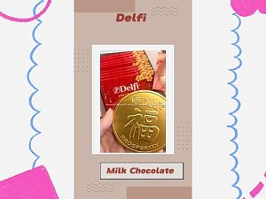 Delfi 25gr Milk Chocolate Imlek Gong Xi Cai Koin Coin Coklat Susu Special Edition Imlek