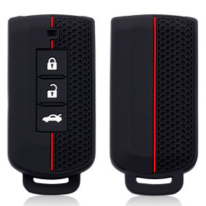 Car Key Case Cover Silicone Shell for Mitsubishi Outlander Lancer Eclipse Mirage Xpander ASX Pajero Cross Montero Eclipse