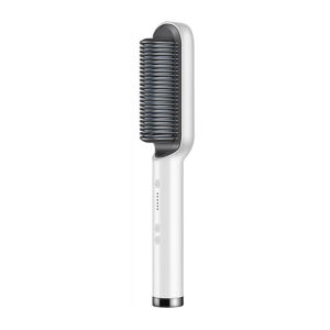 Household Electric Hair Straightener Brush Iron PTC Ceramic Plate LED Temperature Display Portable Hair Styling Tool
