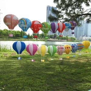 25cm 30cm 35cm 40cm White Hot Air Balloon Paper Lanterns Ball Lampion Wedding Party Holiday Halloween Christmas DIY Decoration