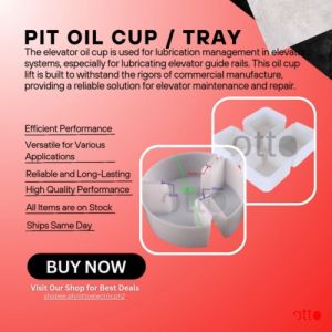 Pit Oil Cup / Tray (White) Elevator