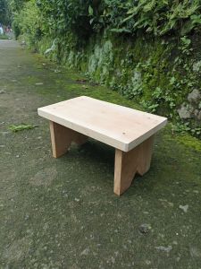 dingklik kursi dapur kayu serbaguna kokoh murah 30x18x15cm