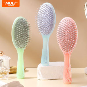 Womens Home Use Air Cushion Comb Massage Comb Long Straight Hair Curling Comb Volumizing Comb Professional Hair Care Tool