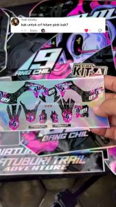 Decal Motor Berkualitas Tinggi untuk Honda CRF 150L