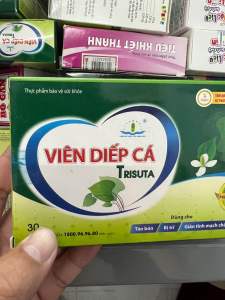 Viên Giấp Cá TRISUTA Tâm Được Giảm táo bón(H/30v)