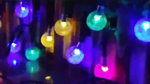 XT Multicolor Christmas String Lights Outdoor 10M 100 LED Crystal Globe Fairy Lamp with 8 Lighting Mode Waterproof Fairy Light Christmas Decorations for Garden Xmas Tree Patio Party