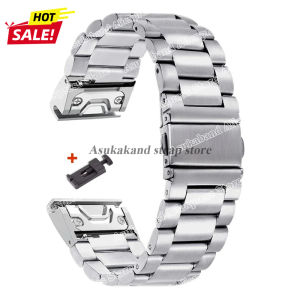 Quick Release Stainless Steel Strap for Garmin Fenix 8 7 6X 6S Pro 5X Fenix 6 Metal Bracelet 20mm 22mm 26mm for Garmin Watchband