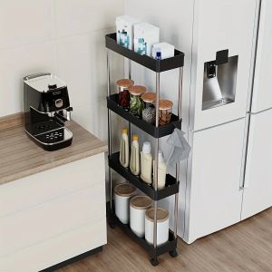 HOStorage Utility trolley on wheels multi-purpose corner shelf 3 layers HOStorage T1 assessment