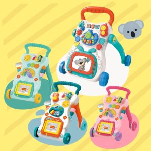 Baby Spo รถหัดเดินเด็ก - รถเข็นหัดเดิน รถผลักเดิน รถผลักฝึกเดิน รถเข็นขาไถ รถเข็นขาไถ รถฝึกเดินของสำหรับเด็ก ของเล่นฝึกพัฒนาการเดิน