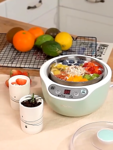 Máy Làm Sữa Chua Cơm Rượu Tự Động Bear Yogurt 1L 220V 20W Thông Minh Tiện Dụng Bổ Sung Lợi Khuẩn Cho Trẻ Em Người Lớn