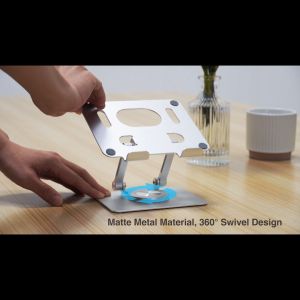 Salpido Tablet Stand Swivel Tablet Stand with 360 Rotating Base Adjustable Tablet Holder for Drawing