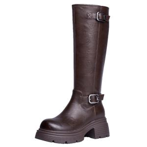 Josiny | Thick Sole Stylish And Tall Fashion Boots