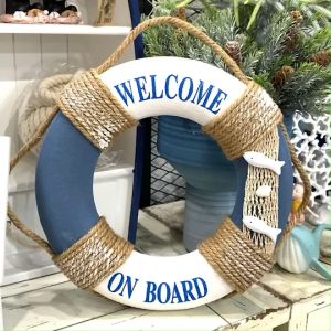 ห่วงยางตกแต่ง ห่วงยางแขวนโชว์ ห่วงชูชีพจำลอง ของแต่งบ้านแนวทะเล พร็อพแต่งบ้าน ตกแต่งธีมชายหาด พร็อพถ่ายรูป พร็อพประกอบฉา