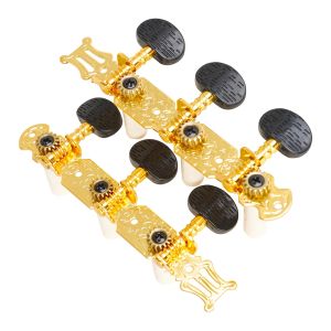 IRIN | IRIN Classical Guitar Knobs Chords Open Black Gold Chords A Pair Of Guitar Tuning Chords With Screws Fine Pattern Parts