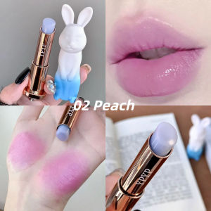 Rabbit Black Rose Lip Balm Gloss Not Dryness Peach Transparent Lip Tint Moisturizing Power Lipstick Makeup Base For Girls