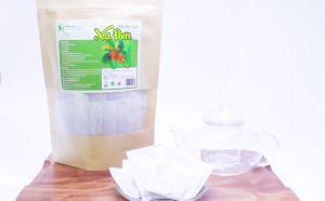 Trà Túi Lọc Xạ Đen 90g (30gói x 3g) Giúp điều hòa huyết áp tăng cường chức năng gan đau nhức xương khớp Dược Liệu Hồng Lan