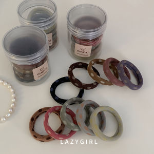 ยางรัดผมทรงหางม้าสำหรับฤดูร้อน ยางรัดผมฐาน ยางรัดผม 2025 ยางรัดผมสำหรับผู้ใหญ่ แฟชั่น วัสดุอื่นๆ ราคา 1-9.99