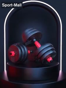 Upgrade Dumbbell Set Adjustable Set Strength 10/20/30/40KG Barbell With Bold Connector Bumper Plate Combination Fitness Sport Training