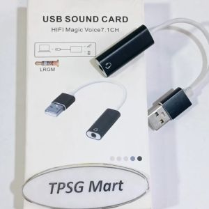 Card âm thanh 3.5 ly (4 điểm cực) / USB Sound Card HIFI Magic Voice 7.1 đoạn dây