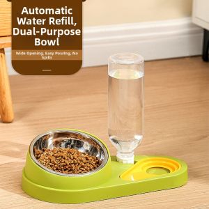 DANBIYIN | Neck Protective Anti-Tipping Auto Drinking Pet Feeder