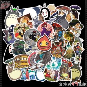 Totoro 50pcs Waterproof Luggage Stickers for Skateboard Water Bottle Mobile Phone Case Laptop Motorcycle Helmet Decoration