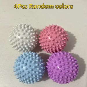4/8/12Pcs Reusable Laundry Balls Gentle Cleaning Removes Dirt Hair Softens Clothes Prevents Tangling Durable PVC Mixed Colors