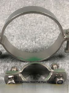 Thickened 304 Stainless Steel Pipe Holder No Handle Pipe Clamp Tube Support Bracket Tube Clamp Card Holder Pipe Tube Clip