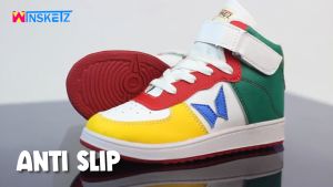 Sepatu Anak Laki Perempuan Sekolah Casual Original Premium Import Lokal Wins High Multicolor