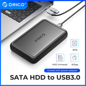 ORICO 3.5" Type-C Hard Drive Enclosure 5Gbps SATA to USB3.0 USB3.1 HDD Case for SSD HDD PC Laptop Metal+ABS Heat Dissipation