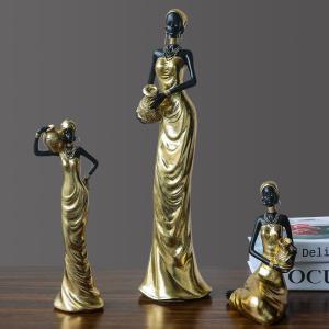 African Figure Home Decoration Resin