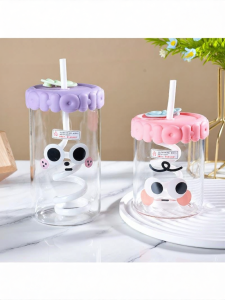 MOLORE | Cute Kids & Family High Borosilicate Glass Cup