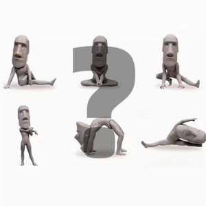 Đồ Chơi Mô Hình Qlip Qualia Yoga Easter Cartoon Dễ Thương Đồ Trang Trí Bàn Đồ Trang Trí Nhà Đồ Chơi Mô Hình Đồ Chơi PVC Đồ Chơi Nhựa